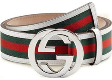 gucci red green belt|white green red gucci belt.